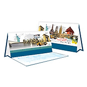 Giá Lịch Bàn Chữ A - Những Thành Phố Đẹp - HT78