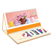 Giá Lịch Bàn 52 Tuần Văn Lang 2017 - Sắc Màu Yêu Thương (Đế Cam) - VL121B