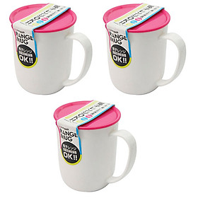 Kết quả hình ảnh cho Cá»c có quai - có nắp 300ml - Mà u há»ng