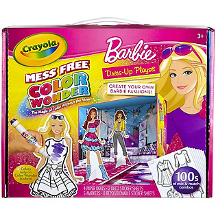 Bộ Thiết Kế Thời Trang Cho Búp Bê Giấy Barbie Crayola - 7521140001