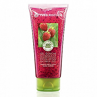 Gel Tắm Tẩy Tế Bào Chết Hương Mâm Xôi Đỏ Yves Rocher Organic Raspberry (200Ml) - Y102142