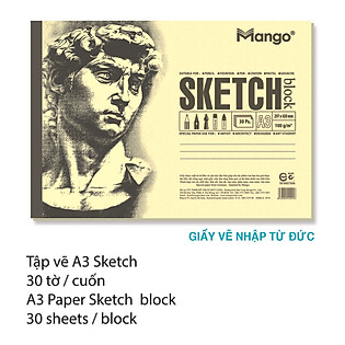 Tập Vẽ A3 Sketch MANGO - TVA3SK