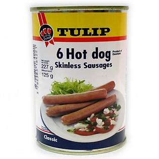 Xúc Xích Tulip Hot Dog Skinless 227G