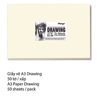 Giấy Vẽ A3 Drawing MANGO - GVA3 DR-50