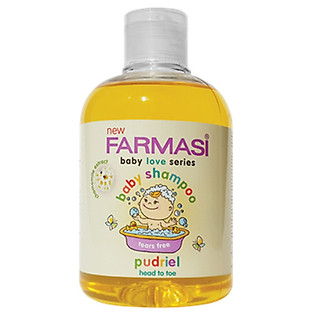 Gel Tắm Gội Trẻ Em Không Kích Ứng Da Baby Shampoo Pudriel With Chamomile Extract Farmasi 1924POO01 (300Ml)