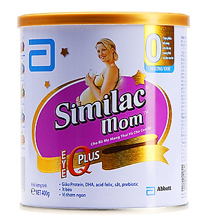 Sữa Bột Abbott Similac Mom SMAS Cho Bà Mẹ Mang Thai Và Cho Con Bú (400G)