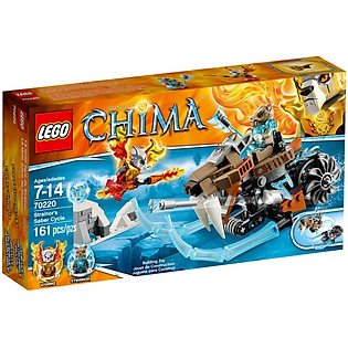 Mô Hình LEGO Legend Of Chima - Xe Nanh Kiếm Của Strainor 70220