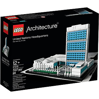 Mô Hình LEGO Architecture Trụ Sở Liên Hiệp Quốc (597 Mảnh Ghép) - 21018