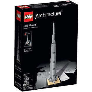 Mô Hình LEGO Architecture - Tòa Nhà Chọc Trời Burj Khalifa 21031 (333 Mảnh Ghép)