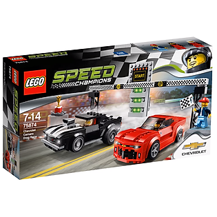 Mô Hình LEGO Speed Champions - Xe Đua Chevrolet Camaro Drag Race 75874 (445 Mảnh Ghép)