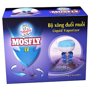 Bộ Máy Xông Đuổi Muỗi Mosfly Liquid Vaporizer Combo Hương Lavender 30Ml