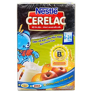 Bột Ăn Dặm Nestle Cerelac - Gạo Và Trái Cây (200G)