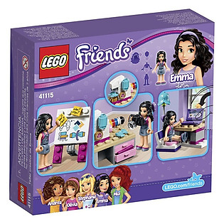 Mô Hình LEGO Friends - Phòng Làm Việc Sáng Tạo Của Emma 41115 (108 Mảnh Ghép)