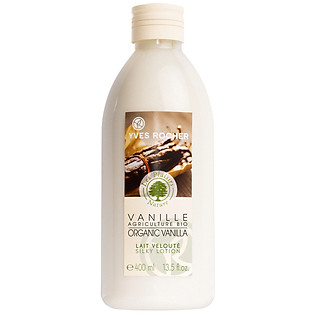 Sữa Dưỡng Thể Hương Vani Yves Rocher Silky Lotion Vanille  Bio PN FL (400Ml) - Y101008