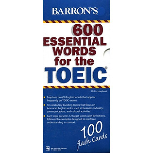 Hộp Flashcards - 600 Essential Words For The TOEIC (Tái Bản)
