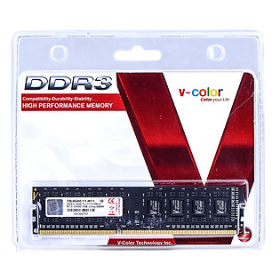 RAM V-Color DDR3 1600 LONGDIMM 4GB (ETT IC - 100% Đã Qua Test)