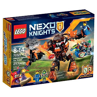 Mô Hình LEGO Nexo Knights - Quái Vật Nham Thạch Bắt Cóc Nữ Hoàng 70325 (253 Mảnh Ghép)