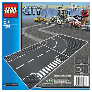 Đế Lót Lego City - Ngã Ba Và Khúc Quanh 7281 (2 Mảnh Ghép)