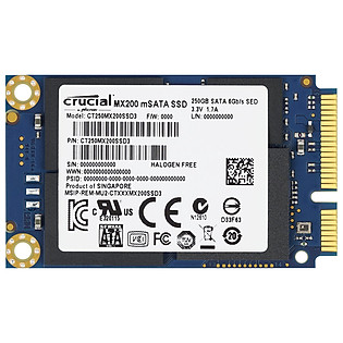 Ổ Cứng SSD Crucial MX200 250GB Msata 3.6Mm (CT250MX200SSD3)