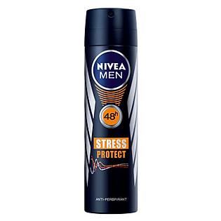 Xịt Ngăn Mùi Nivea Men Stress Protect Ngăn Khuẩn Gây Mùi Vượt Trội - 82267 (150Ml)
