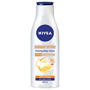 Sữa Dưỡng Thể Săn Da Instant White Nivea - 88322 (200Ml)