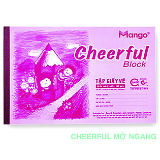 Tập Vẽ A4 Cheerful MANGO - TVA4CF