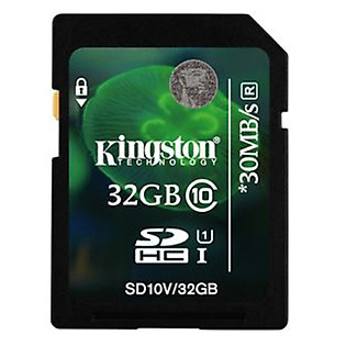 Thẻ Nhớ SDHC Kingston 32GB Class 10