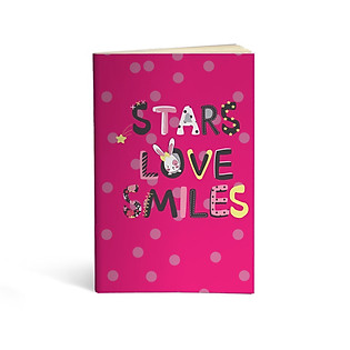 Notebook A6 Bìa Ford 80 Trang TK36 - Stars Love Smiles