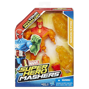 Mô Hình Super Hero Mashers - Pyro Phiên Bản Kết Hợp A9830/A6825