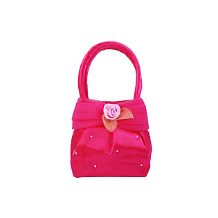 Túi Xách Công Chúa Hoa Hồng Pink Poppy - BAJ-026A - Hồng Đậm