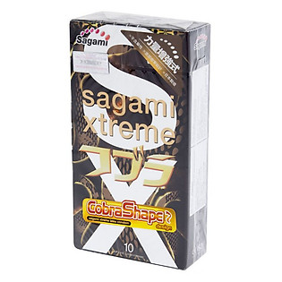Bao Cao Su Sagami Xtreme Cobra - Hộp 10 Bao