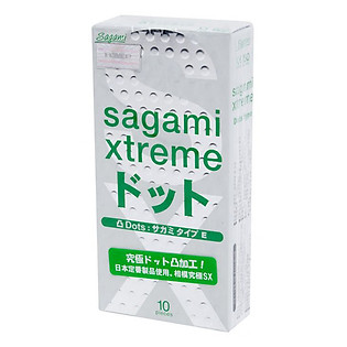 Bao Cao Su Sagami Xtreme White - Hộp 10 Bao
