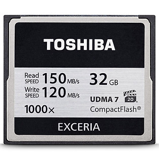 Thẻ Nhớ CF Toshiba Exceria 1000X 32GB (Read 150MB/S - Write 120MB/S)