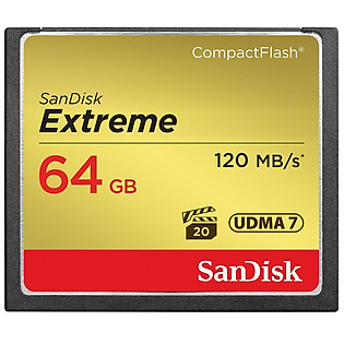 Thẻ Nhớ CF Extreme 800X Sandisk 64GB - 120MB/S