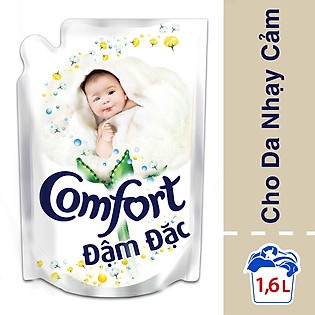 Nước Xả  Vải Comfort Đậm Đặc Cho Da Nhạy Cảm Túi 1.6L - 21129715