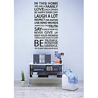 Decal Dán Tường Ninewall In The Home TW021