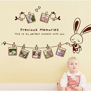 Decal Dán Tường Khung Ảnh NineWall Precious-memories FF009