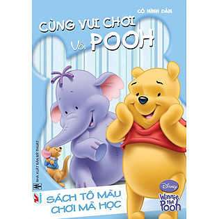 Sách Tô Màu Gấu Pooh - Cùng Chơi Với Pooh (Khổ Lớn)