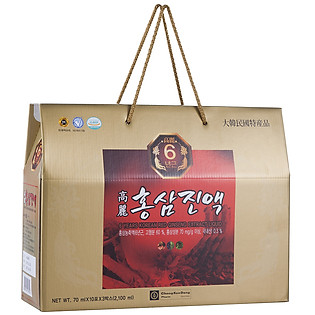 Thực Phẩm Chức Năng Chong Kun Dang Nước Hồng Sâm 6 Năm - 6 Years Korean Red Ginseng Eextract Liquid (70Ml X 30 Gói)
