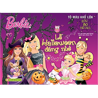 Tô Màu Khổ Lớn Barbie - Lễ Haloween Đáng Nhớ