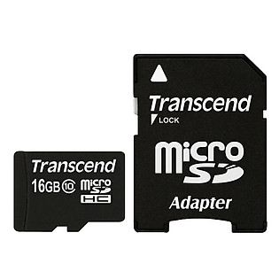 Thẻ Nhớ Micro SD Transcend 16GB Class 10