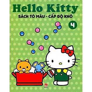 Hello Kitty - Sách Tô Màu Cấp Độ Khó (Tập 4)