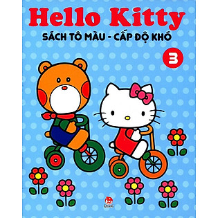 Hello Kitty - Sách Tô Màu Cấp Độ Khó (Tập 3)