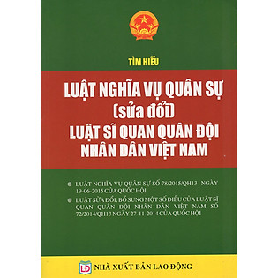 Luật Nghĩa Vụ Quân Sự (Sửa Đổi) - Luật Sĩ Quan Quân Đội Nhân Dân Việt Nam