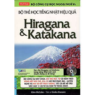 Bộ Thẻ Học Tiếng Nhật Hiệu Quả - Hiragana Và Katakana (Kèm CD)
