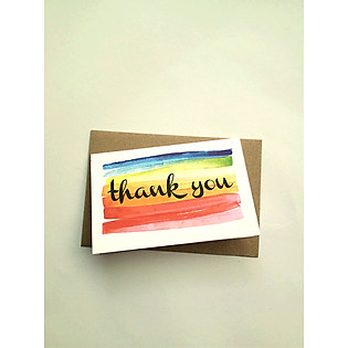 Thiệp Papermix Thank You - TY05 (Trắng)