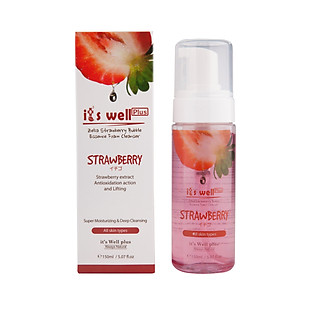 Bọt Rửa Mặt Chiết Xuất Dâu Tây It's Well Plus - Strawberry 01
