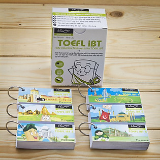 Hộp Blueup TOEFL Ibt 600 Essential Flashcards For Toefl Ibt - Phần 1 - Alphabook