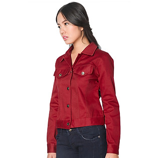 Jacket Ticke Tay Dài Nút Hai Bên Labelle JK2 - Đỏ