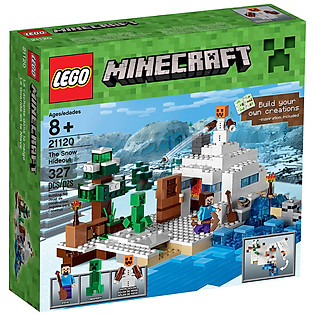 Mô Hình LEGO Minecraft – Căn Cứ Băng Giá 21120 (327 Mảnh Ghép)